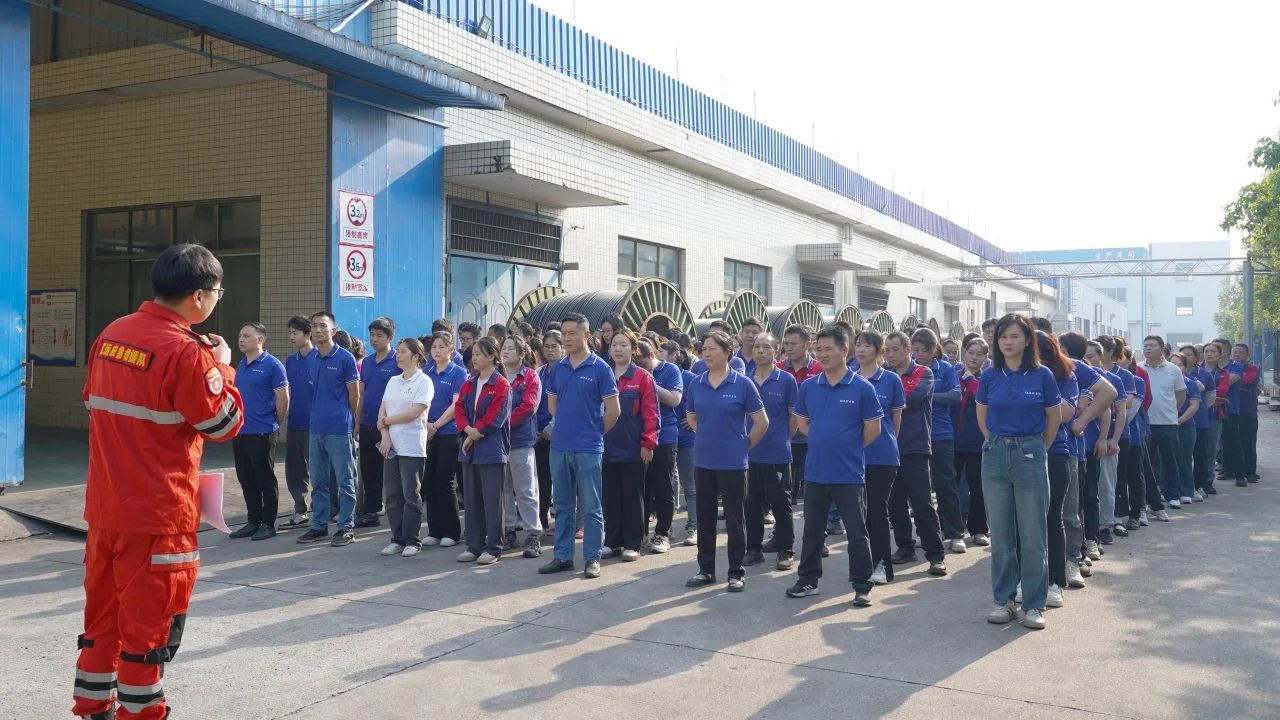 2025年湘聯(lián)電纜消防綜合演習(xí)順利舉行！